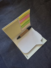 Load image into Gallery viewer, Stickey note book with pen
