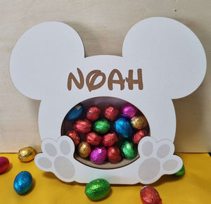 Blank (no names) Small Easter Drop allow 7 days to be made  Money boxes -