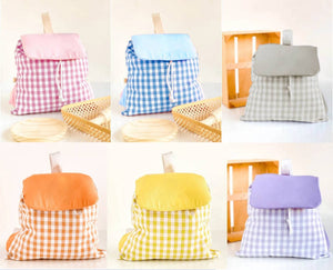 Gingham Back Packs