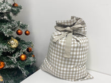 Load image into Gallery viewer, Gingham Santa Sacks
