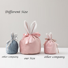 Load image into Gallery viewer, large high quality easter velvet bunny bags
