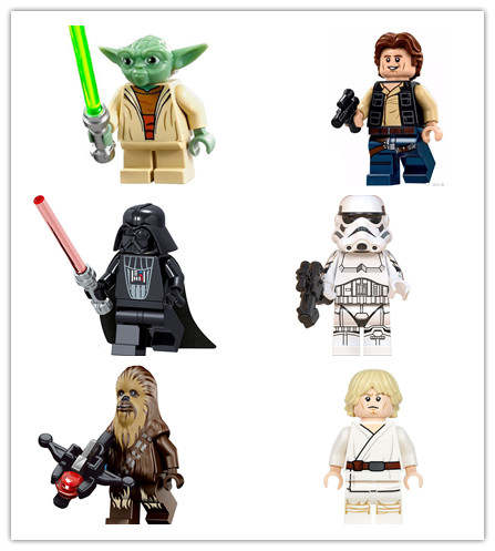 Star wars figures pack of 6