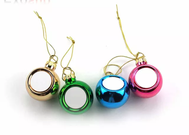 Set of 6 Sublimation Baubles