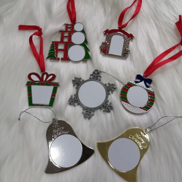 Half price sale - Bulk buy set of 7 Sublimation tree ornaments