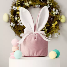 Load image into Gallery viewer, large high quality easter velvet bunny bags
