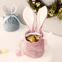 Load image into Gallery viewer, large high quality easter velvet bunny bags
