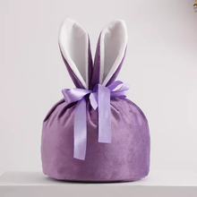 Load image into Gallery viewer, large high quality easter velvet bunny bags
