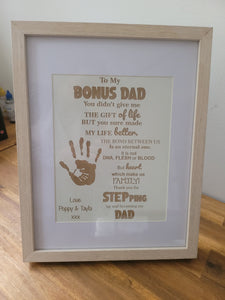 Bonus dad plaques