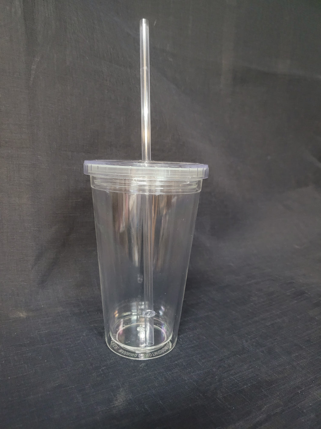 Double wall clear sippy cups