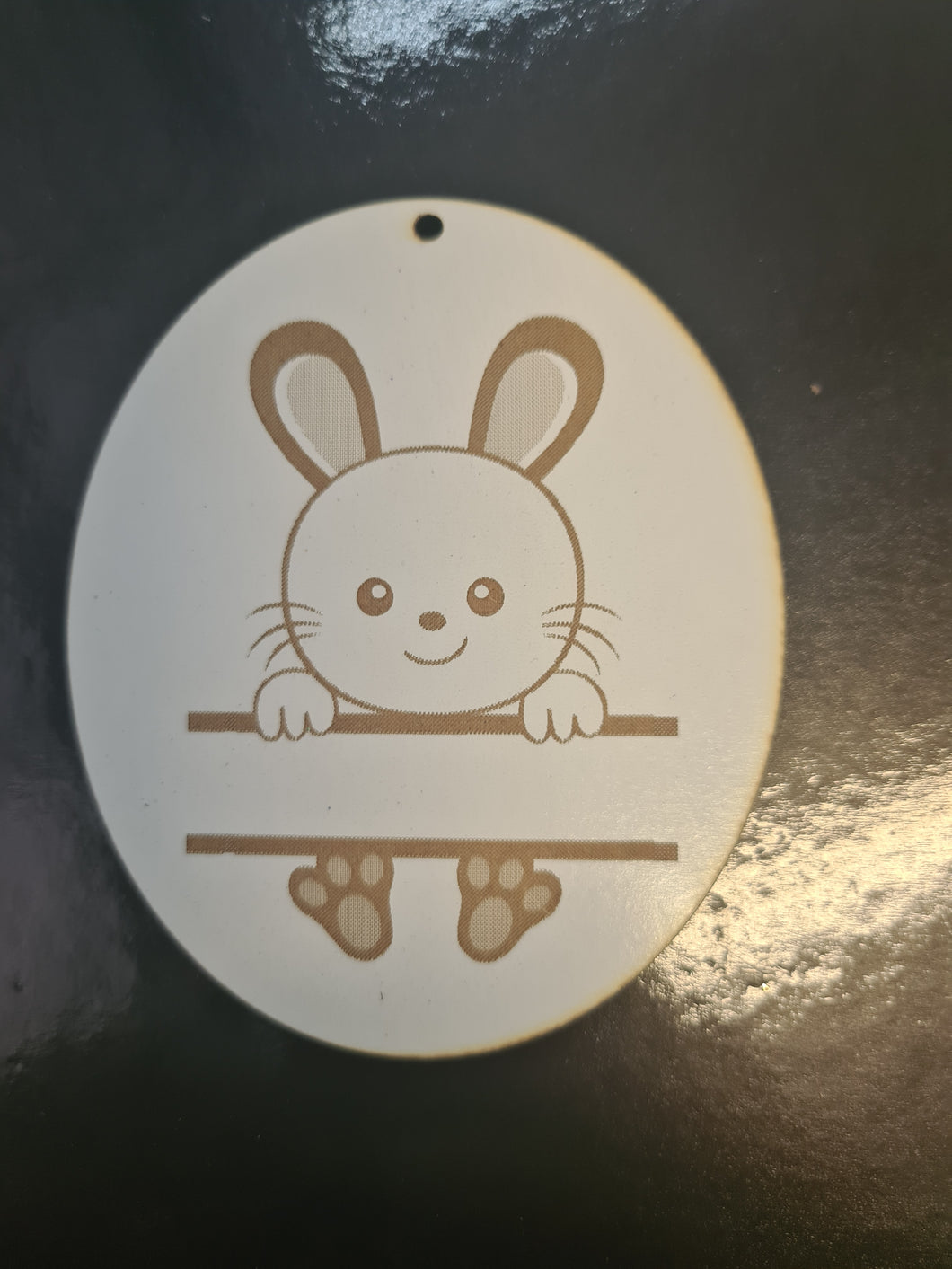 Oval bunny tag