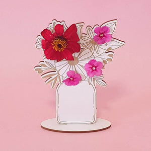 Bulk Buy 5x Mothers Day Flower Jar