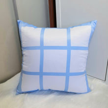 Load image into Gallery viewer, 10x baby blue 9 panel sublimation cushion
