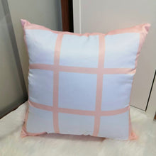 Load image into Gallery viewer, 10x baby pink 9 panel sublimation cushion
