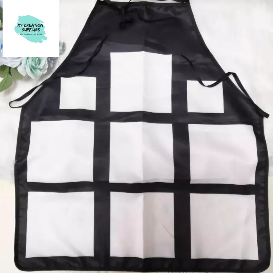 9 panel sublimation apron