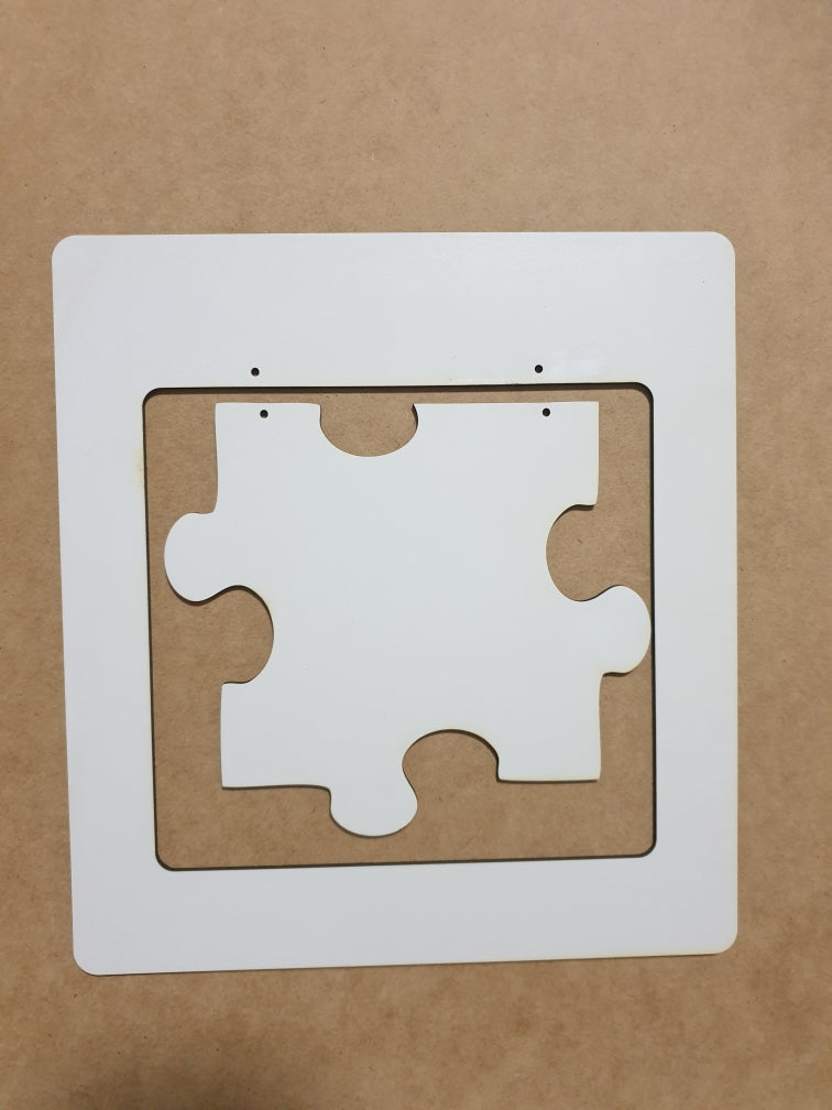 Blank sublimation frame and puzzle comes with links