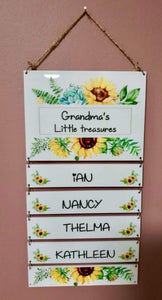 Sunflower plaque - no wording just design