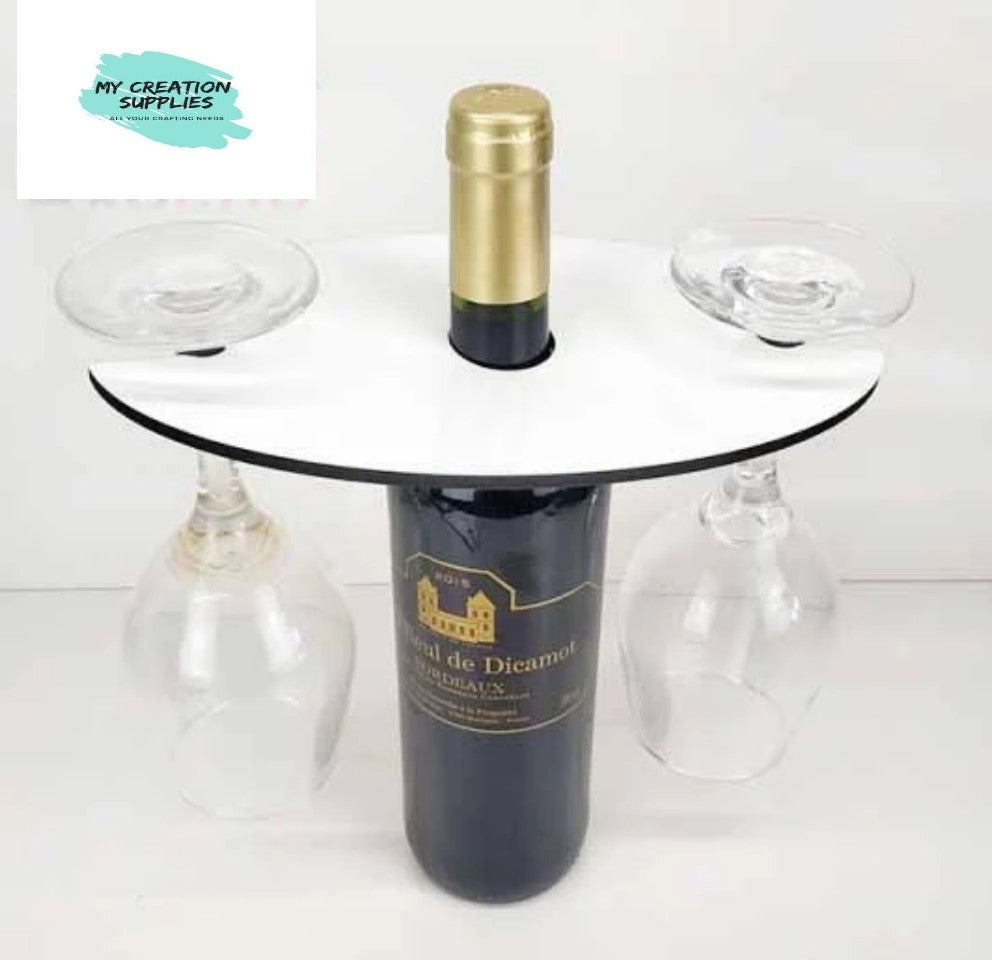 Sublimation - Wine bottle and glass holder