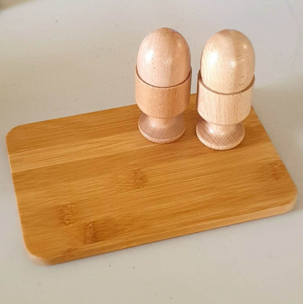 Blank 2x Eggs and cup holder plus board