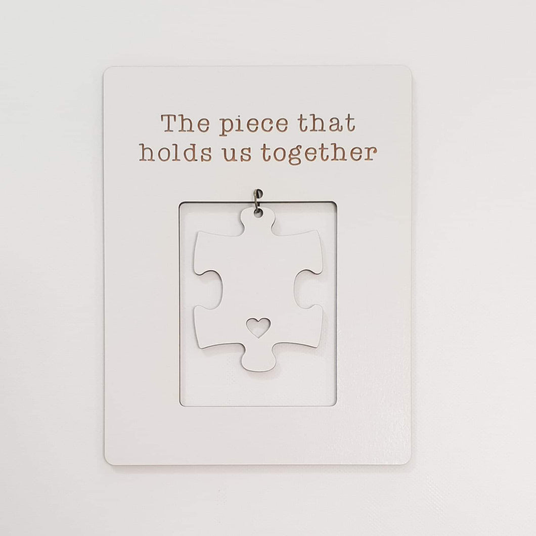 pack of 10x The Piece that holds us together